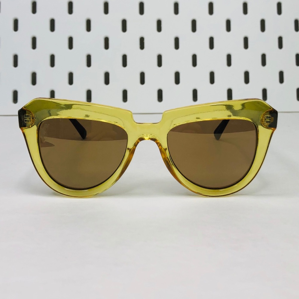 KOMONO sunglasses cat eye Stella Cider Black gold - Picture 6 of 10